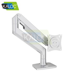 Kaloc DS160-S Adjustable Single Monitor Arm with Internal Gas Spring technology for Easy Adjustment, for Screens 22 to 4