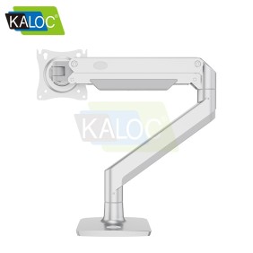 Kaloc DS160-S Adjustable Single Monitor Arm with Internal Gas Spring technology for Easy Adjustment, for Screens 22 to 4