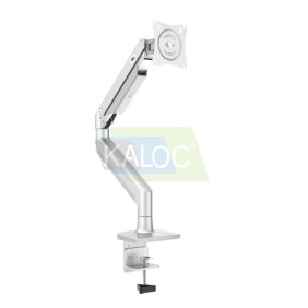 Kaloc DS160-S Adjustable Single Monitor Arm with Internal Gas Spring technology for Easy Adjustment, for Screens 22 to 4