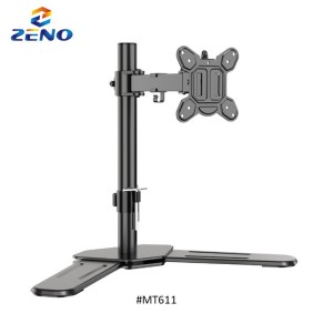 Kaloc/Zeno MT611 Adjustable Single Monitor Arm for Screens 17 to 32 Inches