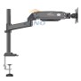 Kaloc/Zeno MH10B Single Monitor Arm with Internal Gas Spring technology for Easy Adjustment, for Screens 17 to 33 Inches