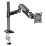 Kaloc/Zeno MH10B Single Monitor Arm with Internal Gas Spring technology for Easy Adjustment, for Screens 17 to 33 Inches