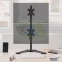 Kaloc/Zeno MT602 Adjustable Vertical Dual Monitor Arm, for Screens 17 to 27 Inches