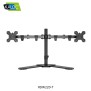 Kaloc DW220T Adjustable Horizontal Dual Monitor Arm, for Screens 17 to 27 Inches