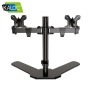 Kaloc DW220T Adjustable Horizontal Dual Monitor Arm, for Screens 17 to 27 Inches