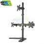 Kaloc DW230T Adjustable Triple Monitor Arm, for Screens 17 to 27 Inches