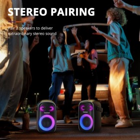 Tronsmart Halo 110 60W Portable Party Speaker,  Superb Stereo Sound and Up to 18 Hours of Playtime