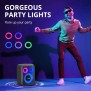 Tronsmart Halo 200 120W Karaoke Bluetooth Party Speaker with Sound Pulse Audio & Built-in Power bank, Up to 18 Hours of Playtime