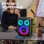 Tronsmart Halo 200 120W Karaoke Bluetooth Party Speaker with Sound Pulse Audio & Built-in Power bank, Up to 18 Hours of Playtime