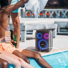 Tronsmart Halo 200 120W Karaoke Bluetooth Party Speaker with Sound Pulse Audio & Built-in Power bank, Up to 18 Hours of Playtime