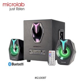 Microlab G100BT Multi Input 2.1 RGB Gaming  Speaker