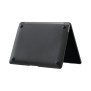 Carbon Fiber Design - Durable Plastic Hardshell MacBook Cases: Ultimate Protection and Style Black