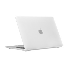 Carbon Fiber Design - Durable Plastic Hardshell MacBook Cases: Ultimate Protection and Style Clear