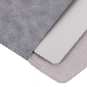 Canvasartisan Business Laptop Sleeve EL38-03 Gray, Durable and Water-resistant