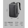 Kingsons Multifunctional Backpack KS3223W Black, Water-resistant, shock-resistant, Ergonomic Design