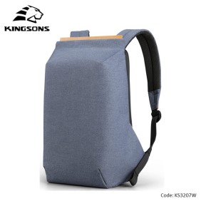 Kingsons Simple Design Backpack KS3207W, Water-resistant, Light Weight