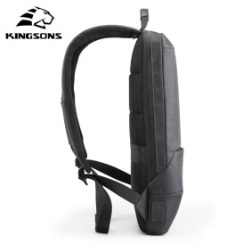 Kingsons Ultra Slim Design Backpack KS3215W Black, Water-resistant, Light Weight