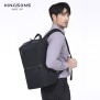 Kingsons Premium Leather Backpack KS3246W Black, Water-resistant, Light Weight