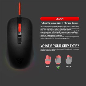 Fantech G13 RHASTA II, 2400 DPI, RGB Lighting, Basic Wired Gaming Mouse