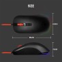 Fantech G13 RHASTA II, 2400 DPI, RGB Lighting, Basic Wired Gaming Mouse