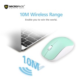 Micropack Speedy Slim M-721W Wireless Mouse, 1200DPI, Basic and Stylish Design