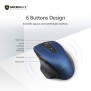 Micropack Speedy Pro M-752W, Wireless Mouse, Dual Receiver USB-A + USB-C, Can connect to 2 devices simultaneously