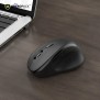 Micropack MP-V01W Silent, 1600Dpi, Ergonomic Wireless Mouse, Maximum Comfort Reduce palm fatigue when use for long time Black