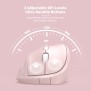 Micropack MP-V01W Silent, 1600Dpi, Ergonomic Wireless Mouse, Maximum Comfort Reduce palm fatigue when use for long time Pink