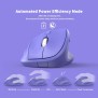 Micropack MP-V01W Silent, 1600Dpi, Ergonomic Wireless Mouse, Maximum Comfort Reduce palm fatigue when use for long time Purple