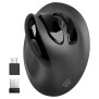 Micropack Speedy Pro MP-V03W, Vertical Wireless Mouse, 1600 Dpi, Dual Receiver USB-A + USB-C, Connect and switch Up To 2 Devices