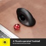 Micropack MP-V02W Silent, Vertical Trackball Wireless Mouse, 2400DPI, Ergonomic Design for maximum Comfort