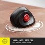 Micropack MP-V02W Silent, Vertical Trackball Wireless Mouse, 2400DPI, Ergonomic Design for maximum Comfort