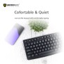 Micropack K206 Wired Keyboard, Silent & Comfortable keypad, Strong and Durable Material