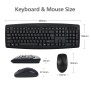 Micropack KM-203W Classic Wireless Combo Keyboard & Mouse