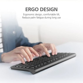 Micropack KM-228W Wireless Combo Keyboard & Mouse Ultra Slim & Ergo Design