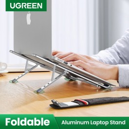 UGREEN Laptop Stand For Macbook Air Pro Foldable Aluminum Vertical Notebook  Stand Laptop Support Macbook Pro Tablet Phone Stand - AliExpress
