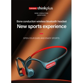 Lenovo Wireless Sports Bluetooth 5.3 in-Ear Bone conduction headphone with Mic X3 PRO Black