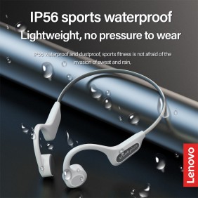 Lenovo Wireless Sports Bluetooth 5.3 in-Ear Bone conduction headphone with Mic X3 PRO White