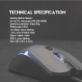 Fantech VX7 CRYPTO, Advanced Sensor 8000DPI, RGB Lighting, Wired Gaming Mouse