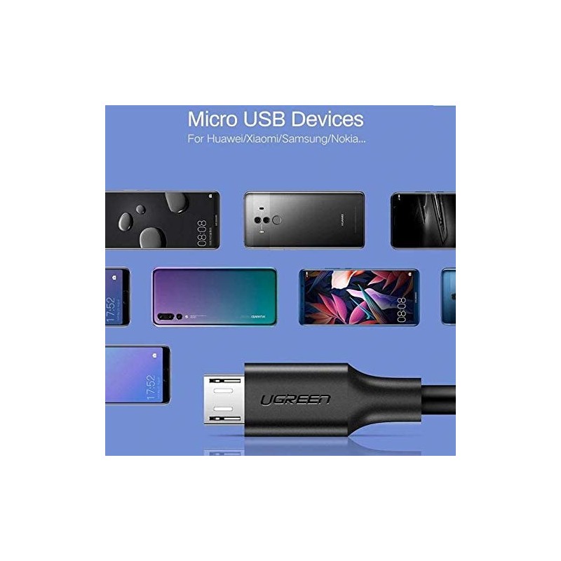 UGREEN USB-A to Micro USB Cable, Fast Charge, Available in 1M, 1.5M, 3M - US289 60136 60137 60141