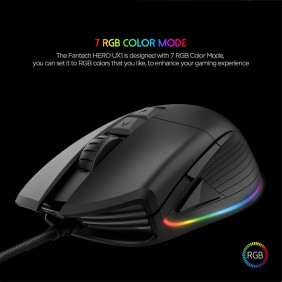 Fantech UX1 HERO, PIX ART 16000DPI, RGB Lighting, Ultimate Wired Gaming Mouse