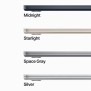 Apple MacBook Air 15.3 Inch M2, 8GB, 256GB (MQKW3 Midnight, MQKR3 Silver, MQKP3 Gray, MQKU3 Starlight)