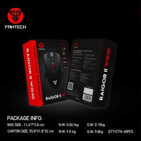 Fantech WG10 GAREN, 2.4Ghz Wireless Gaming Mouse