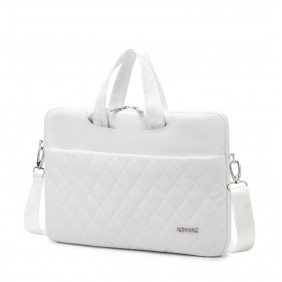 Kinmac Business Laptop Bag KMC434-35 White Embroidery, High Quality, Soft Interior Lining & Water-resistant