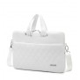 Kinmac Business Laptop Bag KMC434-35 White Embroidery, High Quality, Soft Interior Lining & Water-resistant