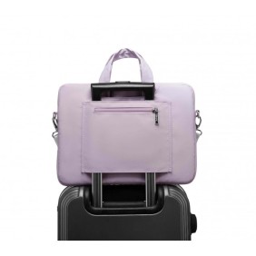 Kinmac Business Laptop Bag KMC432-33 Purple Embroidery, High Quality, Soft Interior Lining & Water-resistant