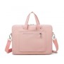 Kinmac Business Laptop Bag KMC430-31 Pink Embroidery, High Quality, Soft Interior Lining & Water-resistant