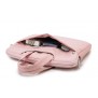 Kinmac Business Laptop Bag KMC430-31 Pink Embroidery, High Quality, Soft Interior Lining & Water-resistant