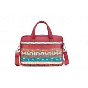 Kinmac Business Laptop Bag KMC424-25 Red Bohemian, Durable and Water-resistant