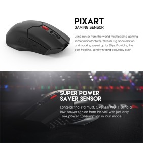 Fantech WG11 CRUISER, 2.4Ghz Wireless Gaming Mouse